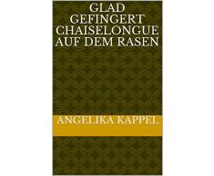 Glad gefingert Chaiselongue auf dem Rasen