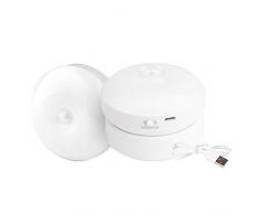 GAFAGAFA stilllicht Nachtlicht Bewegungssensor USB Wiederaufladbare Wandbeleuchtung Home Decor LED-Lampe für Treppenschrank Beleuchtung Raum
