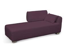 Dekoria Mysinge Recamiere Sofabezug Husse passend für IKEA Modell Mysinge violett