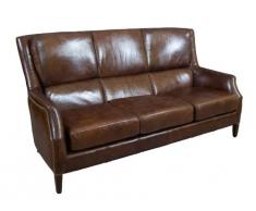 Echtleder Sofa Lewes Vintage Cigar Dreisitzer Ledersofa 3-Sitzer Leder Neu