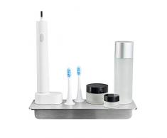 WEISSENSTEIN Badablage ohne Bohren aus Edelstahl - selbstklebende Ablage fürs Bad - 24 x 9,5 x 5 cm