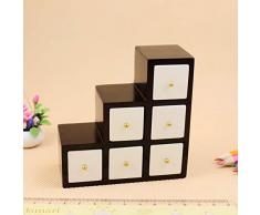 Faironly Mini-Holz-Treppenschrank für Puppenhausmöbel im Maßstab 1:12