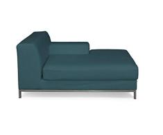 Dekoria Kramfors Recamiere rechts Sofabezug Sofahusse passend für IKEA Modell Kramfors türkis