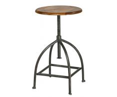 DrehhockerJanne - Industrial Design - Holz Eisengestell