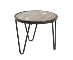 Pharao24 Glas Sofatisch rund Industry Design