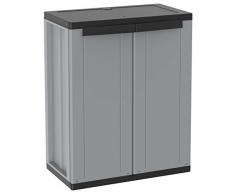 Terry 1002821 J-LINE 68 Kunststoffschrank, 68 x 37,5 x 85 cm, Grau