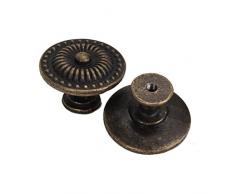 WINOMO Vintage Schrank Schublade Schrank Pull Griff Knopf 4pcs (Bronze)