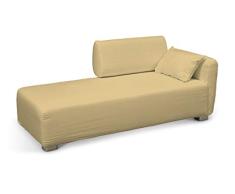 Dekoria Mysinge Recamiere Sofabezug Husse passend für IKEA Modell Mysinge Sandfarben, beige