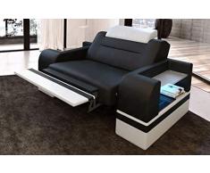 Sofa Dreams Designer Ledersessel Parma auch in Echtleder oder Büffelleder