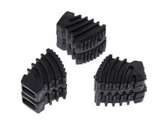 Almencla 6 Stücke Drumhocker Gummifüßen Set, Schlagzeughocker Zubehör, Hohe Qualität