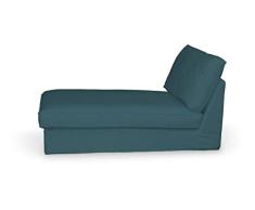 Dekoria Kivik Recamiere Sofabezug Husse passend für IKEA Modell Kivik, türkis