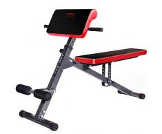 LXJYMX Trainingsbank Einstellbare Hantelbank Heimtraining Fitnessstudio Gewichtheben Bauch Fitness Bank Mehrzweck-Trainingsbank Klappbarer Sporthocker (Color : A)