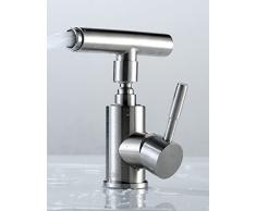 Lvsede Bad Wasserhahn Design Küchenarmatur Niederdruck 304 Edelstahl Becken Heiß Und Kalt Bleifrei Universal-Drehschrank L4782