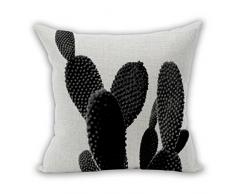 Nunubee kissenbezug wohnzimmer deko deko kissen shabby chic deko scheibengardine landhausstil Autodekoration sofa cover, Zweige grüne Blätter 45x45CM