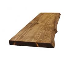 Chill House Waney/Live Edge Wandregal, rustikal, 30 x 4,4 cm, Eiche Natur, 100 cm