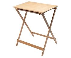 ACTIVA Grilltisch Outdoor Bambus Holz Serviertisch Grillwagen Beistelltisch Gartentisch Küchentisch Arbeitstisch Küchenwagen Rollwagen Pflanztisch Gartenmöbel Zubereitungstisch 66 x 43 x 84 cm
