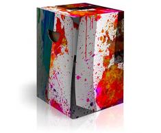 murando Papphocker Motiv Abstrakt 45x30x30 cm faltbar Papier Hocker ergonomischer Karton Photohocker Falthocker a-A-0380-ap-a