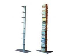Radius Design booksbaum Single Stand Gross Silber, 3tlg. Best.aus: Halterung + Fuß + Einlegeböden [W]