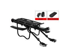 HECHEN Fahrradablage hinten - Mountainbike Sattelauflieger aus Aluminium mit schnellem Schnellverschluss - Gepäckablage bemanntes Regalzubehör,C