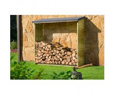Kaminholzregal, Brennholzregal Aktion Holzlager von Gartenpirat®