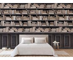 Grandeco Bücherwand Wandbild Fototapete A36801