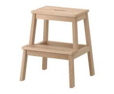 IKEA BEKVÄM Tritthocker, Massivholz Birke, 39 x 43 x 50 cm