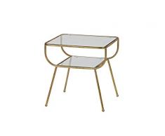 Vintagehaus Beistelltisch Couchtisch Amazing Gold Antik Messing Brass