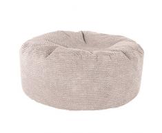 Lounge Pug®, Sitzhocker Pouf, Sitzpouf, Pom-Pom Creme