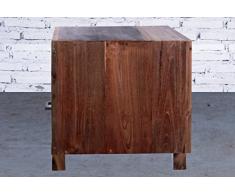 Opium Outlet Nachtkästchen Nachtschränkchen Kommode Kolonialstil Teakholz Indonesien