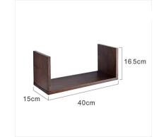 AG Edelstahlregale, alle Massivholzwände, Wohnzimmerwände, Wandbehänge, Schlafzimmerwandtrennwände, Bücherschränke, Eichenregal 40 * 16,5 * 15 cm Starke Tragfähigkeit,# 1,40 * 16,5 * 15 cm
