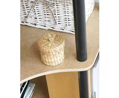 Rohrregal Regal Büroregal Kellerregal Eckregal Bücherregal schwarz 5 Böden DEDAL-5W