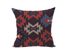 Nunubee Retro Baumwolle Leinen Kissenbezug Platz Dekorative Akzente Setzen Fall Sofa Kissen Stil 3