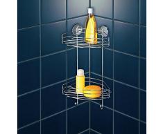 Vacuum Loc Badezimmer Eckregal mit zwei Ebenen