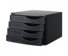 Jalema Schubladenset 37,5x30x21,6cm 4 Fächer schwarz