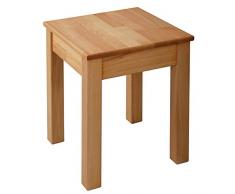 Krokwood 1 x Esszimmer Stuhl ohne Eingriff Massivholz Buche FSC 100% Tomas 35x35x45 cm Hocker