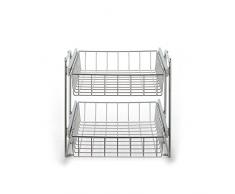 Schrankauszug Korb Kombisystem für 40er Schrank, 2 etagig