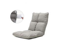 Gepolsterter Bodenstuhl Loungesofa, Klappbett Verstellbare Bodenliege Sleeper Futon Matratze Sitz Stuhl - 52x55x55cm (Color : C)