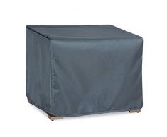 Hentex Schutzhülle für Lounge Gartenmöbel Sessel Stuhl (100Lx100Wx70H cm) ,Grau,Würfel
