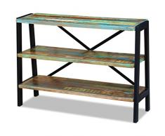 vidaXL Massivholz Anrichte Konsolentisch Beistelltisch Highboard Sideboard Antik