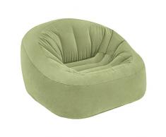 Intex Sessel aufblasbar Sitzsack Beanless Bag Club in Grün, 124 x 119 x 76 cm (68576)