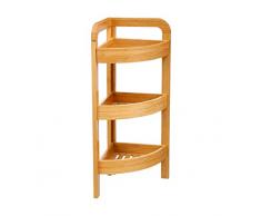 Unbekannt Eckregal, Bambus, 3 Etagen