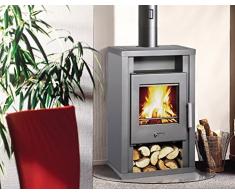 Kaminofen Wamsler Jupiter gussgrau 6,0 KW (Holzofen)