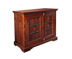 MASSIVMOEBEL24.DE Kolonialstil Kommode Akazie massiv Holz Oxford #423