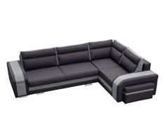 Mirjan24 Ecksofa Assan, Eckcouch mit Bettkasten und Schlaffunktion, Couch Couchgarnitur, Design Schlafsofa, Polsterecke (Ecksofa Rechts, Inari 96 + Inari 91)