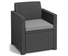 Allibert Lounge-Set Merano 4tlg, graphit/cool grey
