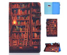 Lspcase Galaxy Tab A 10.1 Zoll 2019 Hülle PU Leder Flip Case Cover Magnetisch Ständer Tasche Tablet Schutzhülle mit Kartenfach für Samsung Galaxy Tab A 10.1 SM-T510 / SM-T515 Bücherregal