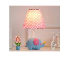 Tischlampe LED Kinderlampe aus Design Elefant E27 Nachttischlampe Cartoon Schreibtischlampe Tischleuchte für Junge und Mädchen Kinderzimmer Wohnzimmer Schlafzimmer (TYP-1)