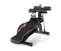 Verstellbare Bänke Hantelbank Professionelle Bankdrücken Fitness Stuhl Fitnessgeräte Home Multifunktions-Trainingshocker Bird Stuhlbänke (Farbe: Schwarz, Größe: 145 * 40,5 * 40 cm)
