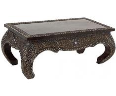 OPIUMTISCH HOLZ COUCHTISCH BEISTELLTISCH TISCH ASIA MÖBEL CHINA NEU 80x40CM R 6