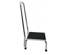 Trittstufe Tritthocker Tritthocker aus Metall mit gebogener Haltegriff -